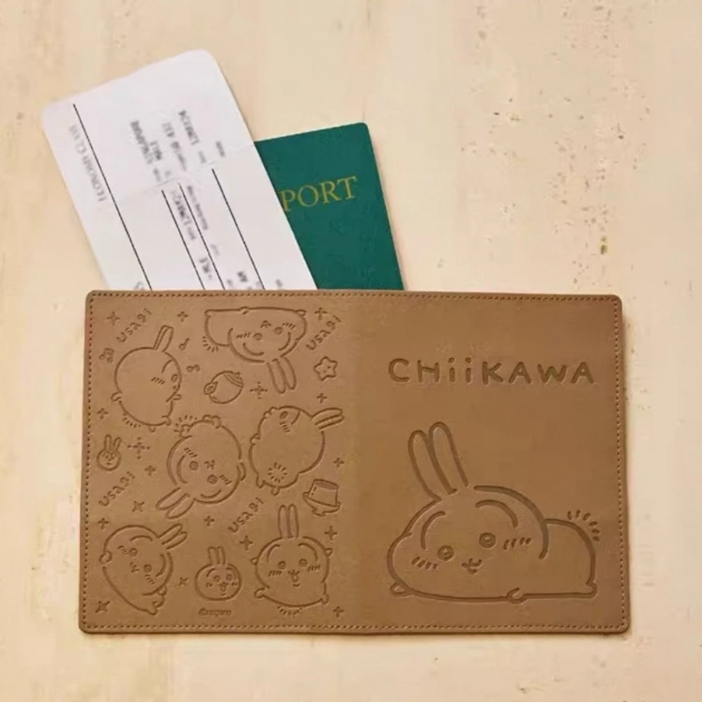 Travel Accessories For Japan - Kawaii Leather Luggage Tag Gold Stamped