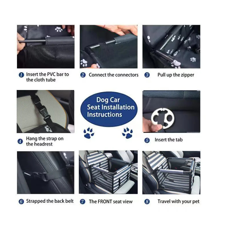 Waterproof Dog Car Seat Cover  - Travel Accessories For Dogs 评论和价格