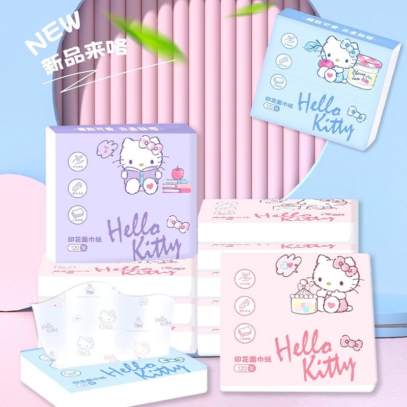 New Hello Kitty Bag Tissues 6  - Travel Accessories Kit Bag 评论和价格