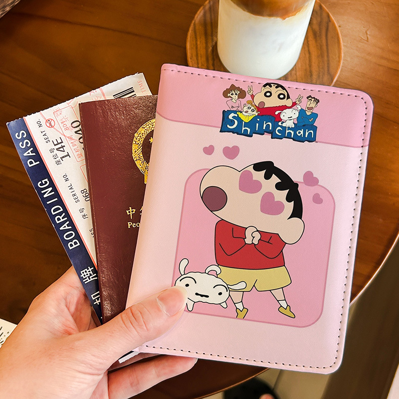 Kawaii Shin Chan Cute Passport - Travel Accessories For Japan Trip 评论和价格