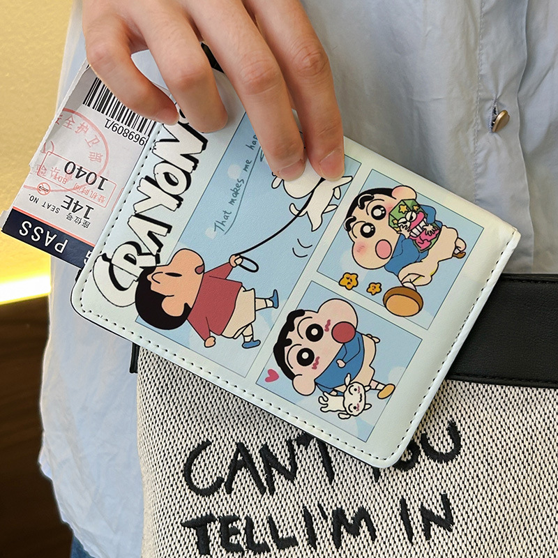 Kawaii Shin Chan Cute Passport - Travel Accessories For Japan Trip 评论和价格