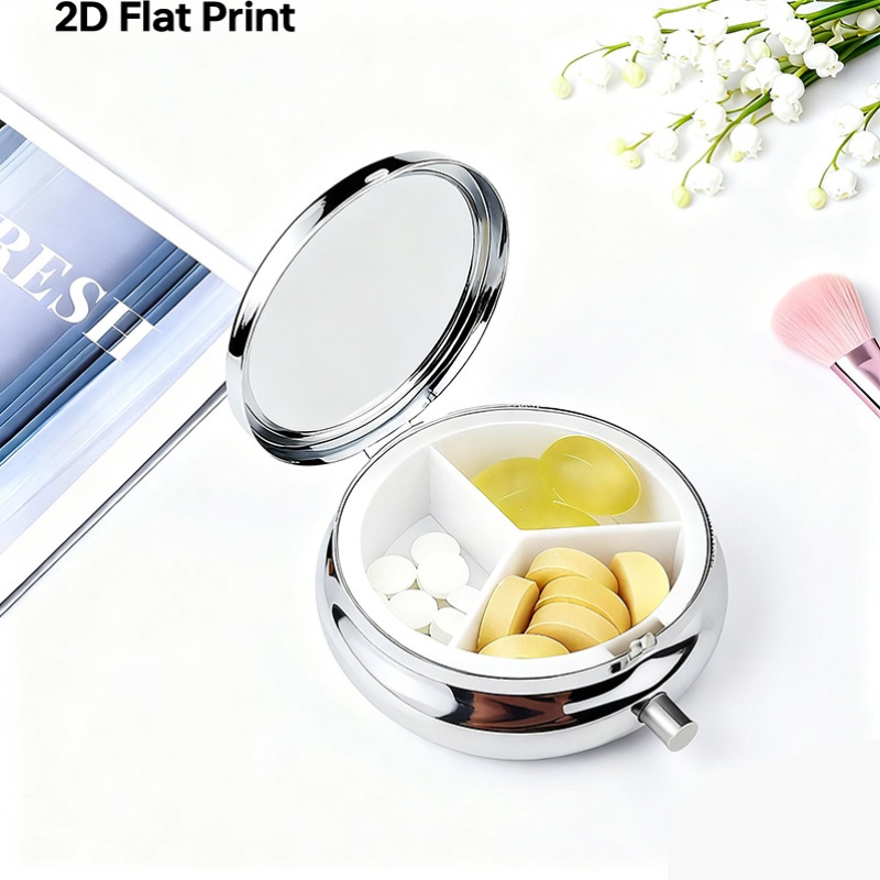 A Square Metal Box with Two Co - Accessories Travel Jewelry Box 评论和价格