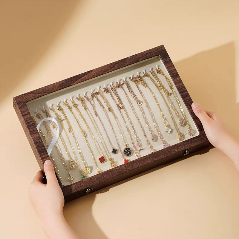 Wood Jewelry Box For Wedding M - Accessories Travel Jewelry Box 评论和价格