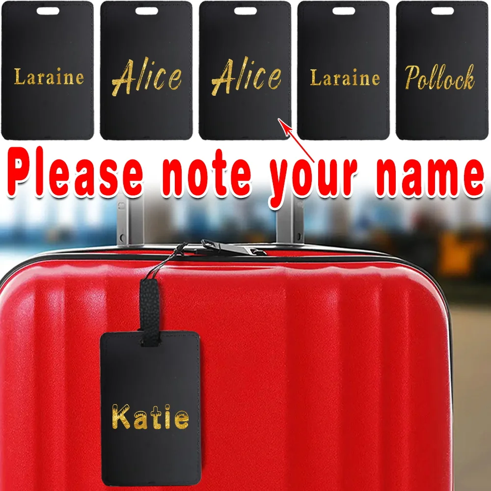 Customized Name Leather Baggag - Luggage Tag Leather 评论和价格