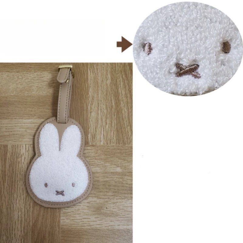 Hot Cartoon Miffy Series Leath - Luggage Tag Leather 评论和价格