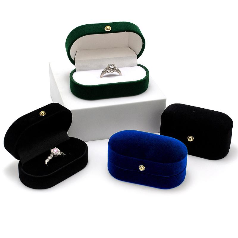 Mini Felt Ring Box Portable Ea - Accessories Travel Jewelry Box 评论和价格