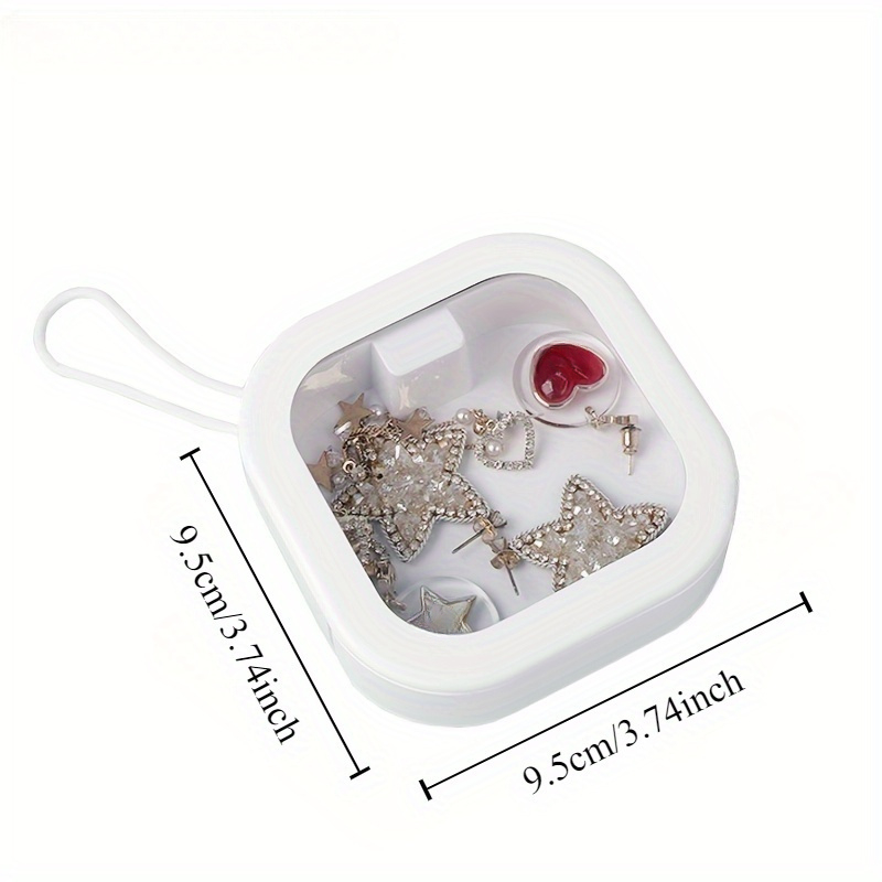 1pc Pink Jewelry Box Portable  - Accessories Travel Jewelry Box 评论和价格