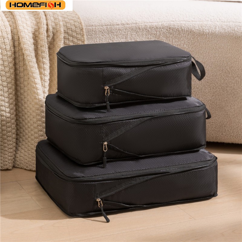 HOMEFISH 3Pcs/Set Travel Compr - Travel Accessories Kit Bag 评论和价格