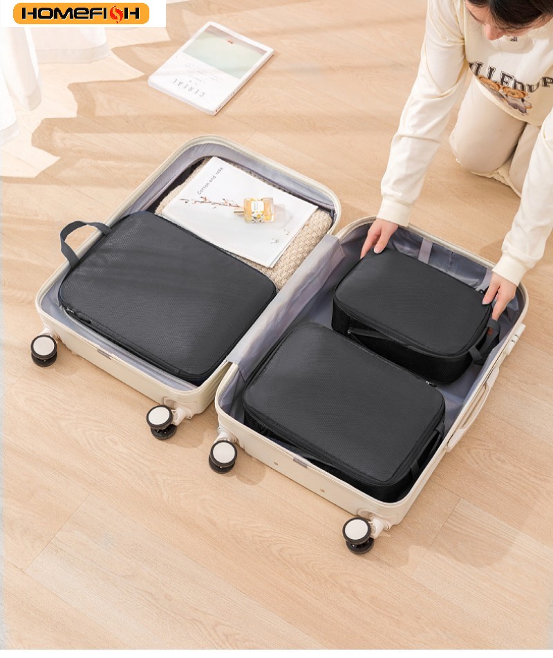 HOMEFISH 3Pcs/Set Travel Compr - Travel Accessories Kit Bag 评论和价格