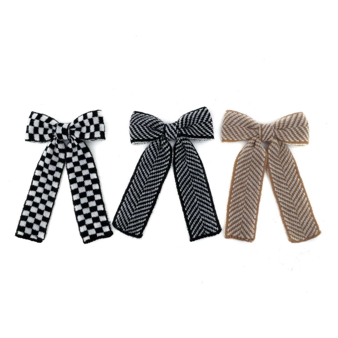 001N Checkered yarn HairBand C - Travel Accessories For 6 Year Old 评论和价格