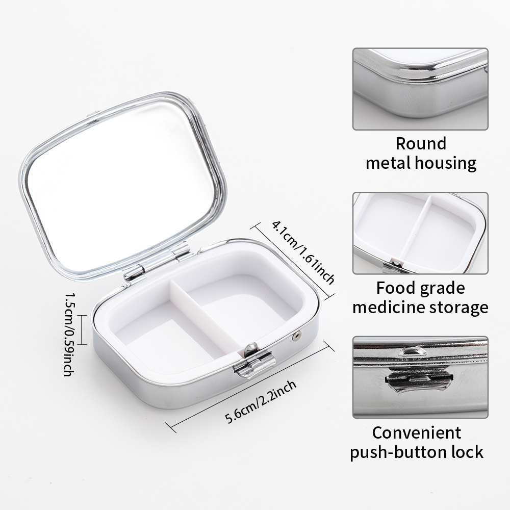 1 Square Metal Box with Shark  - Accessories Travel Jewelry Box 评论和价格