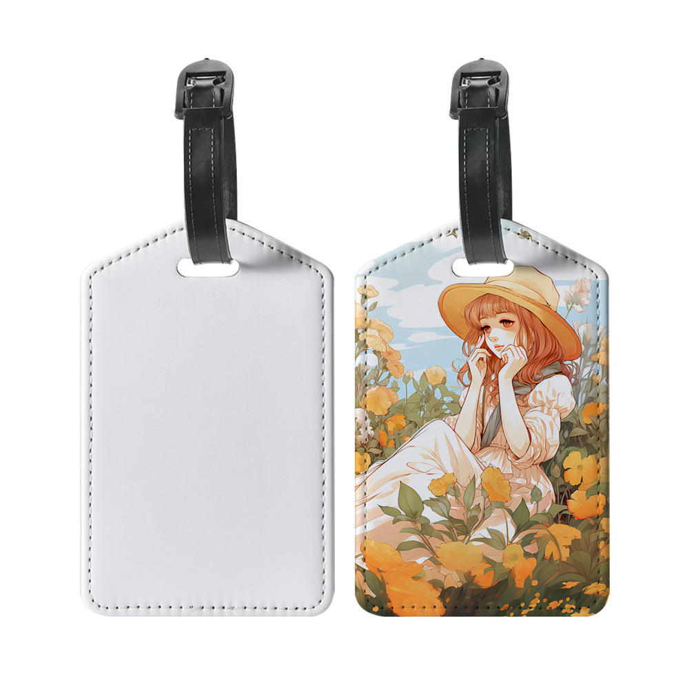 Customized Picture PU Leather  - Luggage Tag Leather 评论和价格