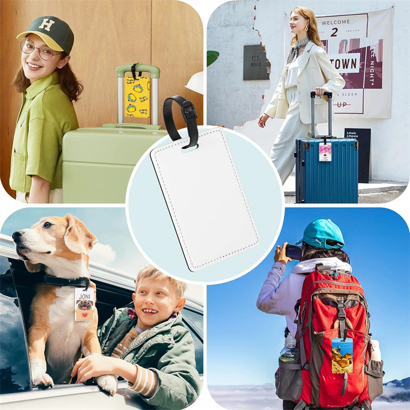 Customized Picture PU Leather  - Luggage Tag Leather 评论和价格