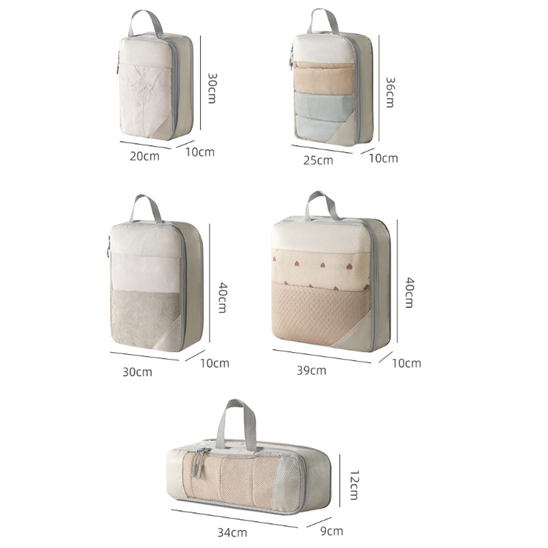 5pcs/set Lightweight Portable  - Travel Accessories Kit Bag 评论和价格