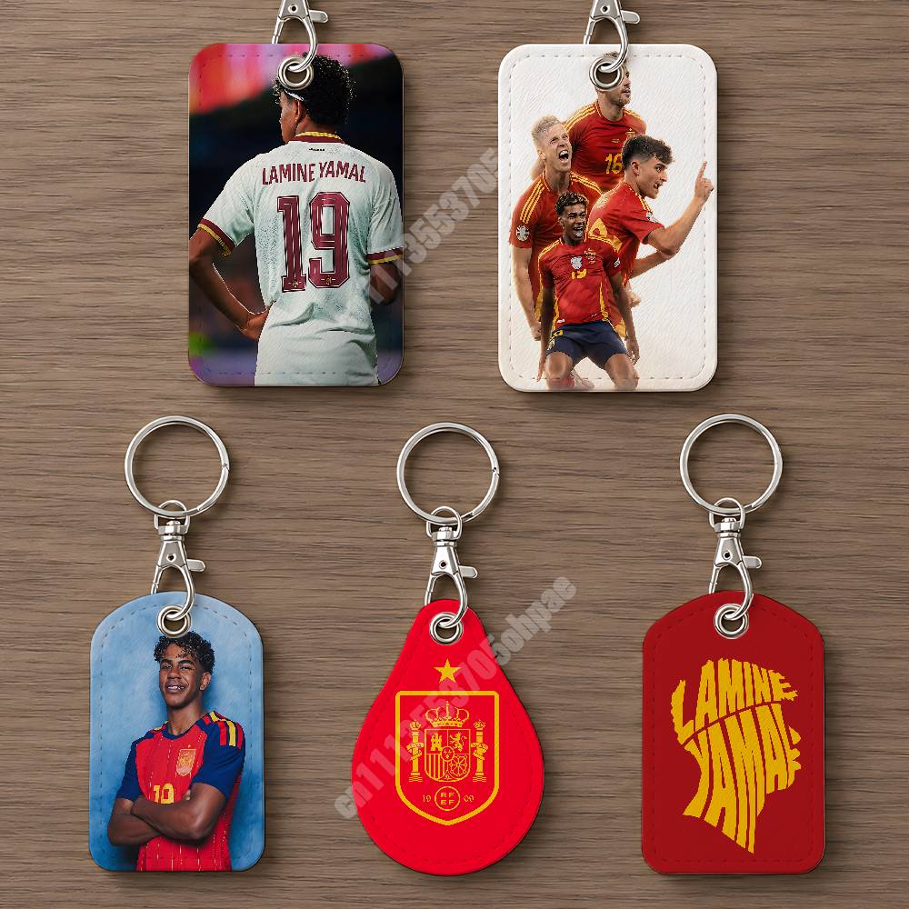 Spain Football L-Lamine 19 Y-Y - Luggage Tag Leather 评论和价格