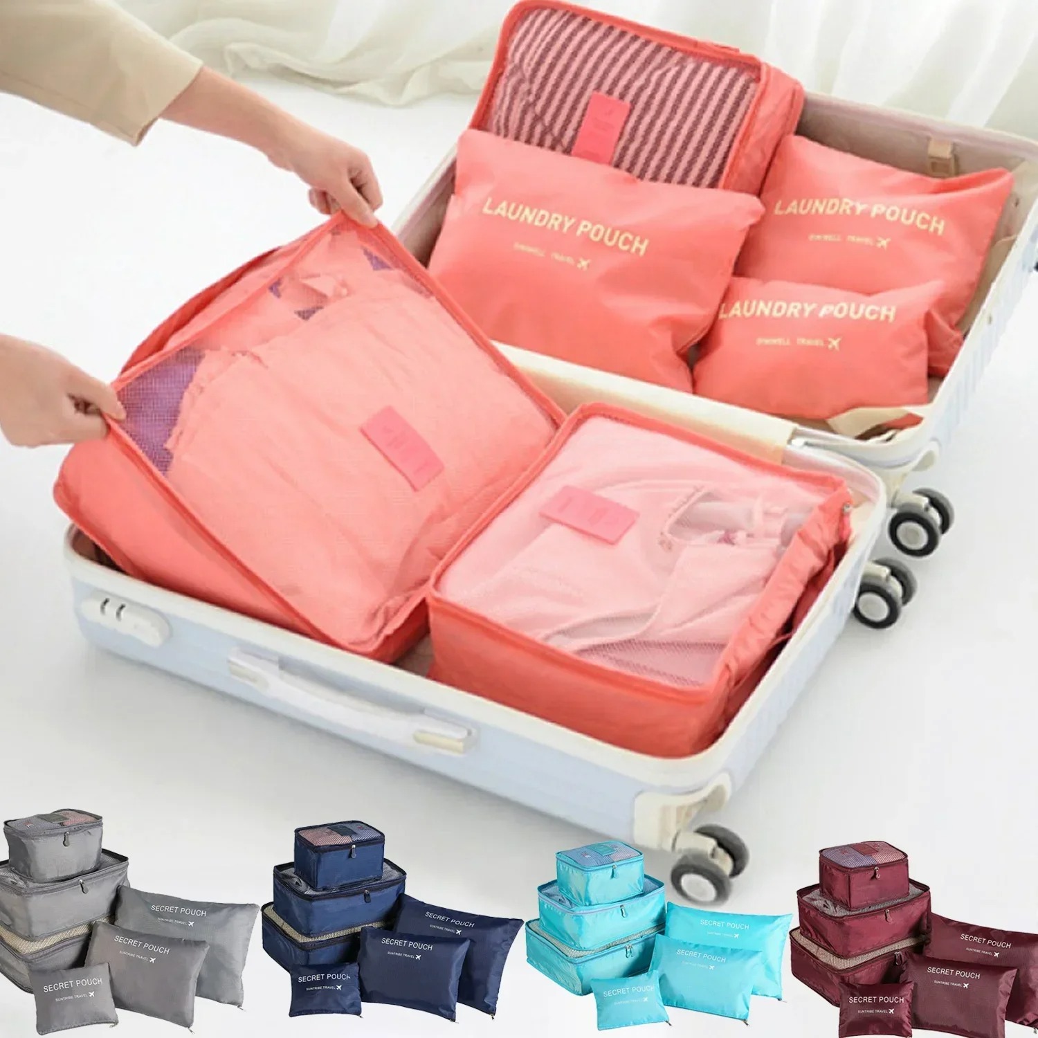 6pcs Set Travel Storage Bags S - Travel Accessories Kit Bag 评论和价格