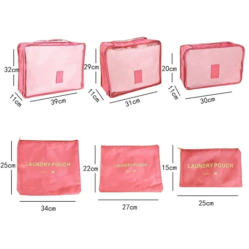 6pcs Set Travel Storage Bags S - Travel Accessories Kit Bag 评论和价格