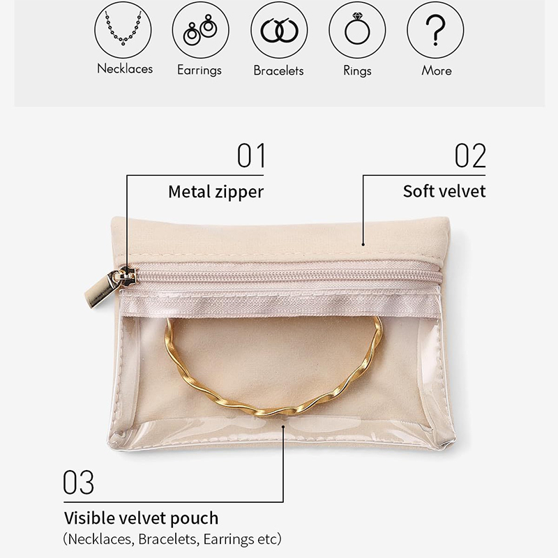 Z. Portable Velvet Jewelry Box - Accessories Travel Jewelry Box 评论和价格