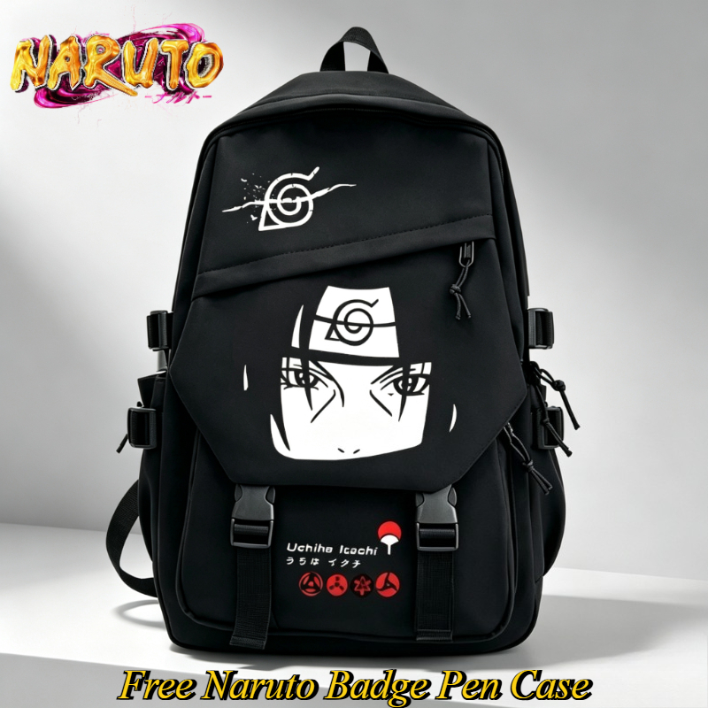NARUTO Cartoon Backpack Two-di - Travel Accessories Kit Bag 评论和价格