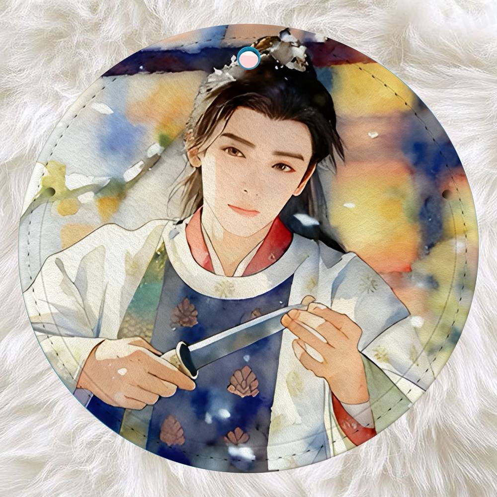 Yu Ming Cha Gu Illustration TV - Luggage Tag Leather 评论和价格