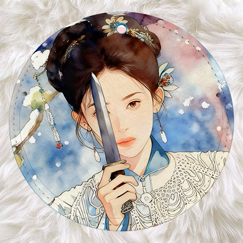Yu Ming Cha Gu Illustration TV - Luggage Tag Leather 评论和价格